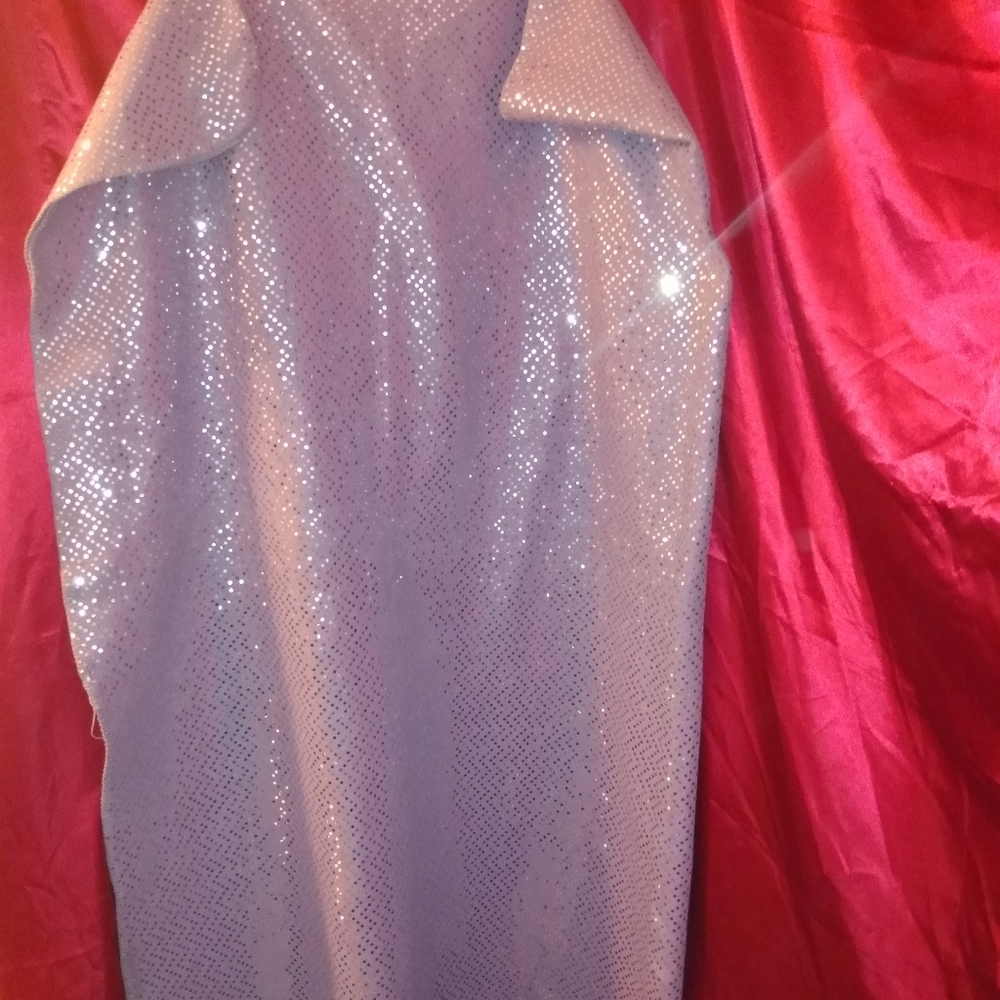 Sparkly purple throw blanket